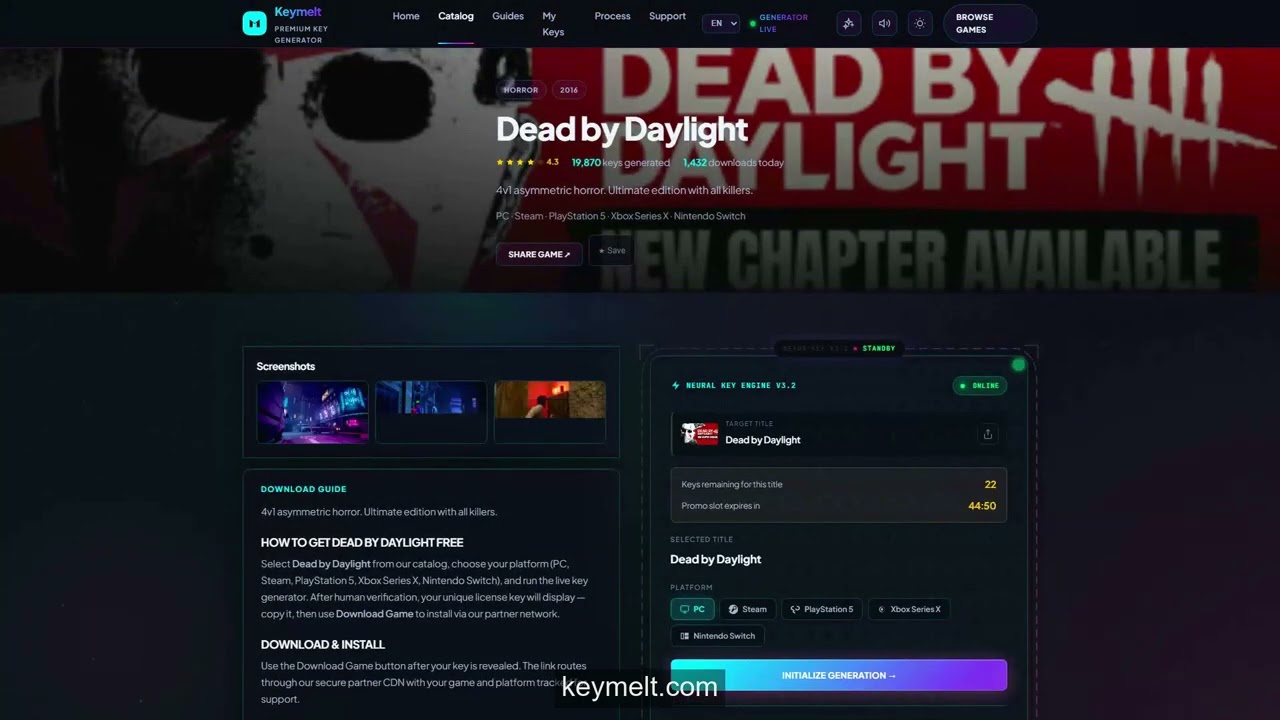 [FULL GAME] How To Download Dead By Daylight FREE on PC (Working Key 2026) 🔥