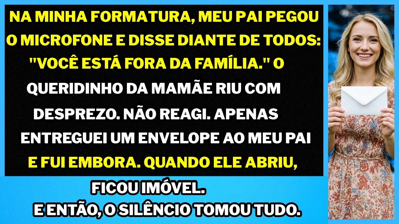 "Na minha festa de formatura, meu pai disse: 'Decidimos que você não é mais da família.'"