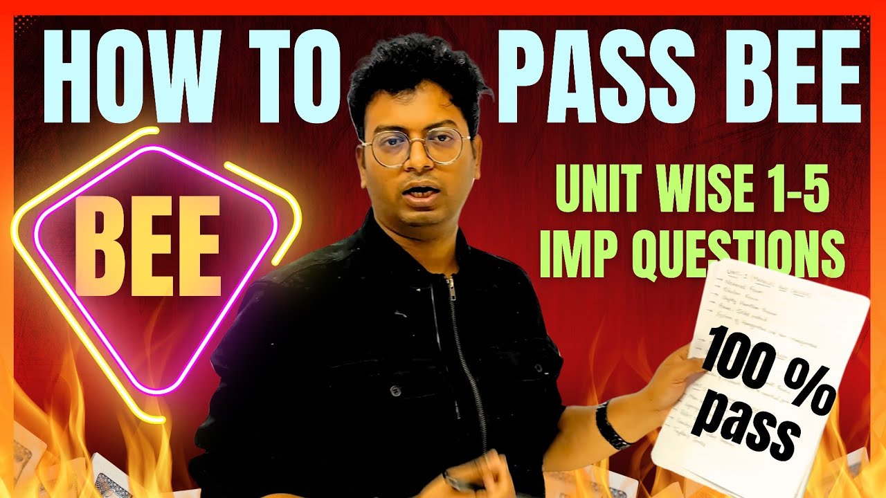 How to pass Bee|btech|important questions basic electrical engineering|#bee #btech #jntu 