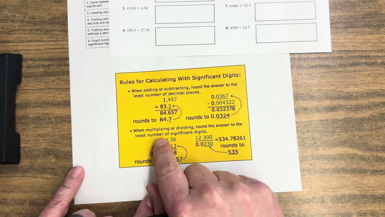 Significant Figures Practice Problems