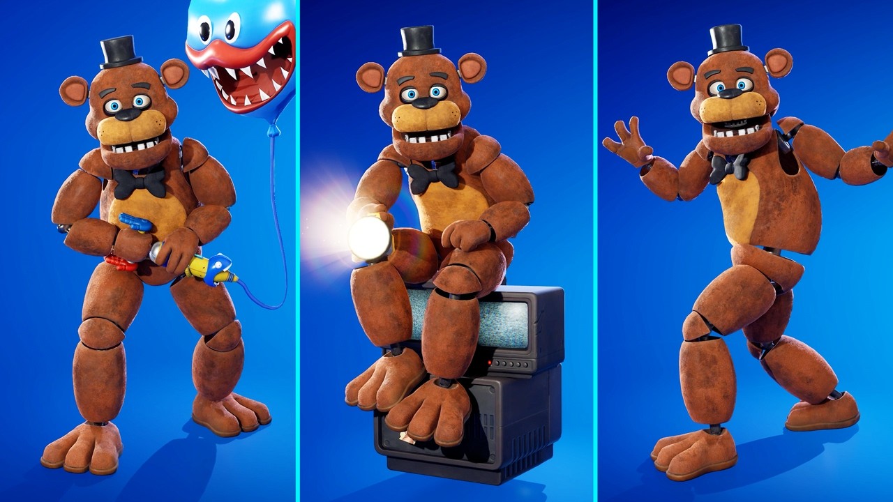 FREDDY FAZBEAR исполняет танцы и эмоции из Fortnite (Игровые легенды, FNAF)