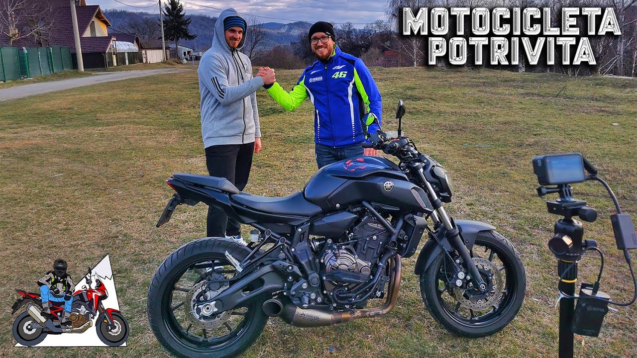MOTOCICLETA POTRIVITA - Yamaha MT 07 2018