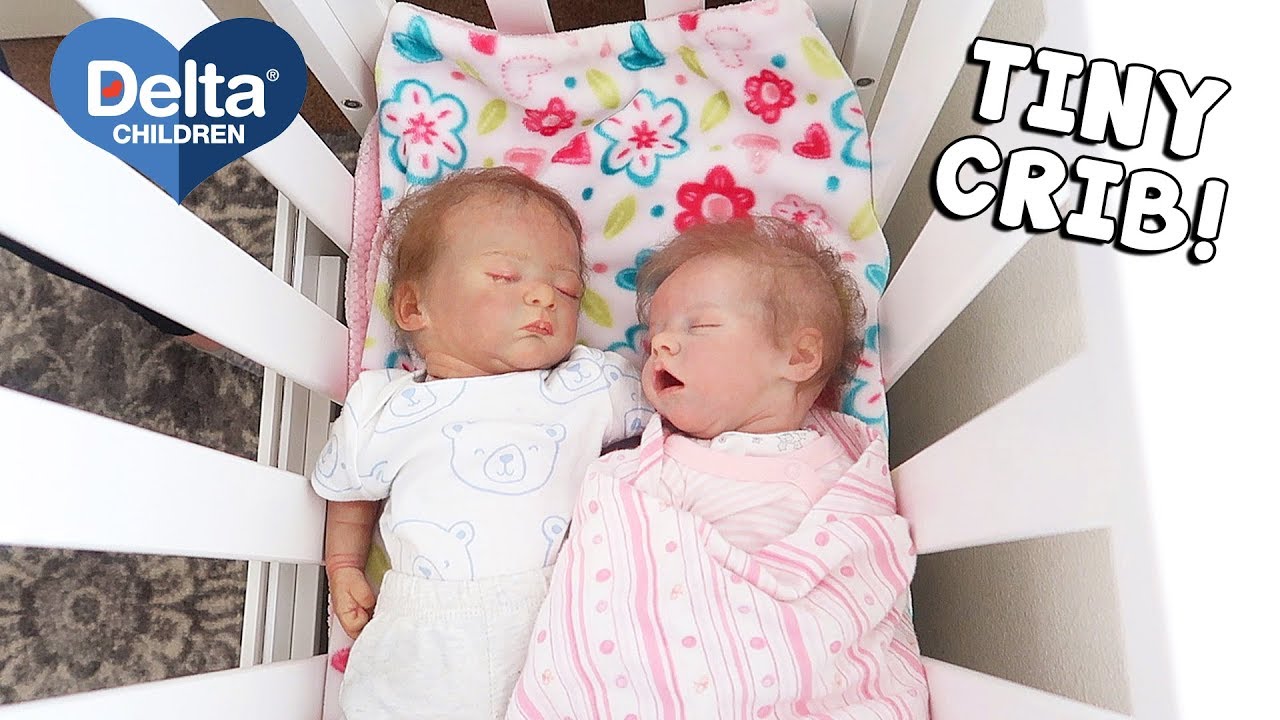 Small Crib for Reborn Baby Nursery!! We Got A TINY Display Crib for the Reborns!!