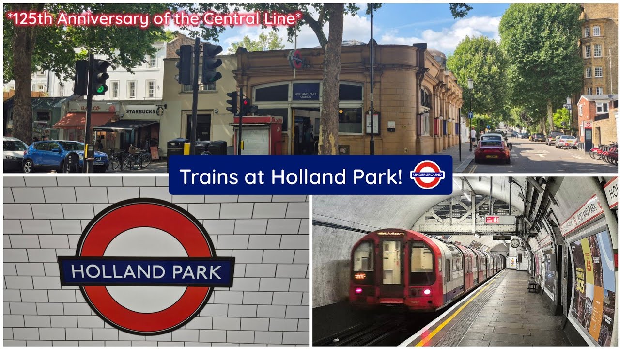 Trains at Holland Park! - London Underground