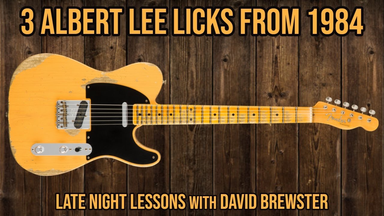 3 Albert Lee Licks From 1984