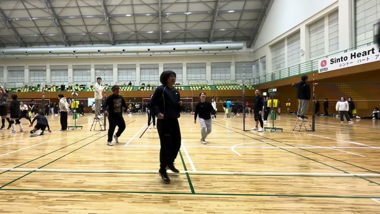 豊川ソフトバレー　ブレイズA　2セット目