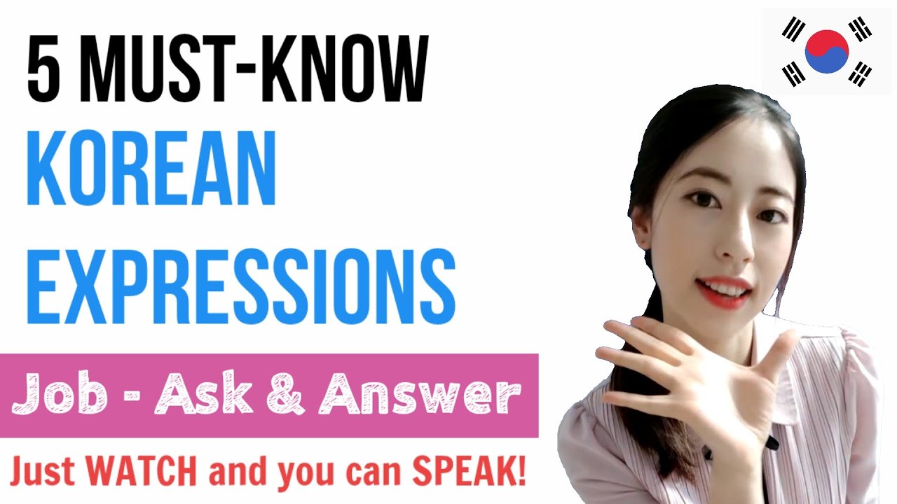 What's your job? in Korean | How to ask and answer about job in Korean | Romanized | Practice
