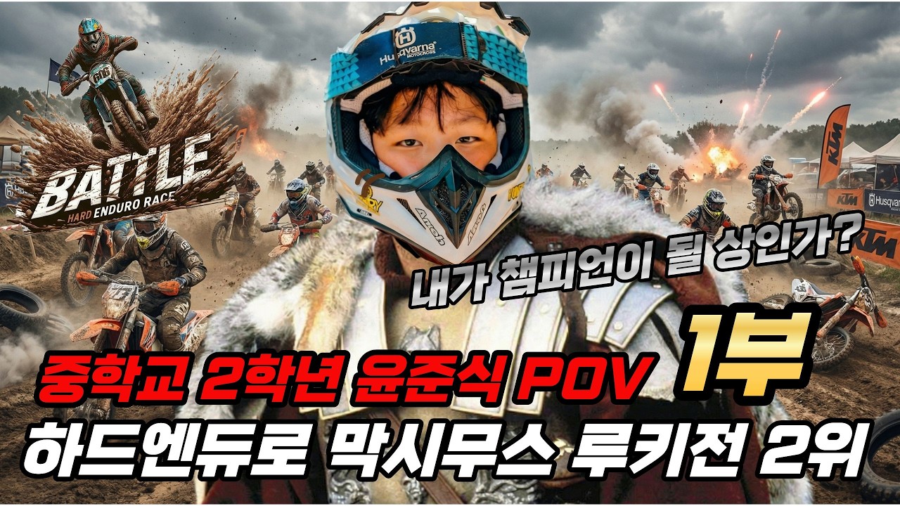 하드엔듀로 막시무스 루키전 2위 윤팩토리 주니어 윤준식 POV 1부