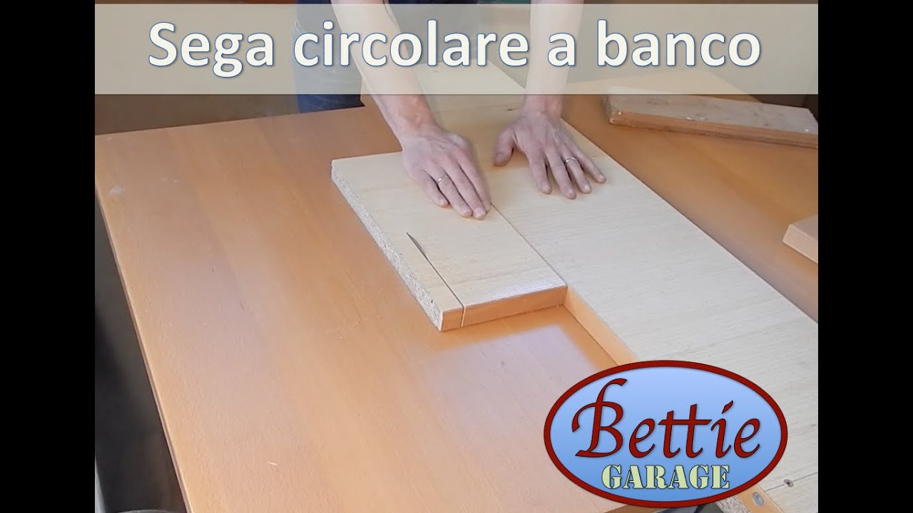 Sega circolare da banco fai da te