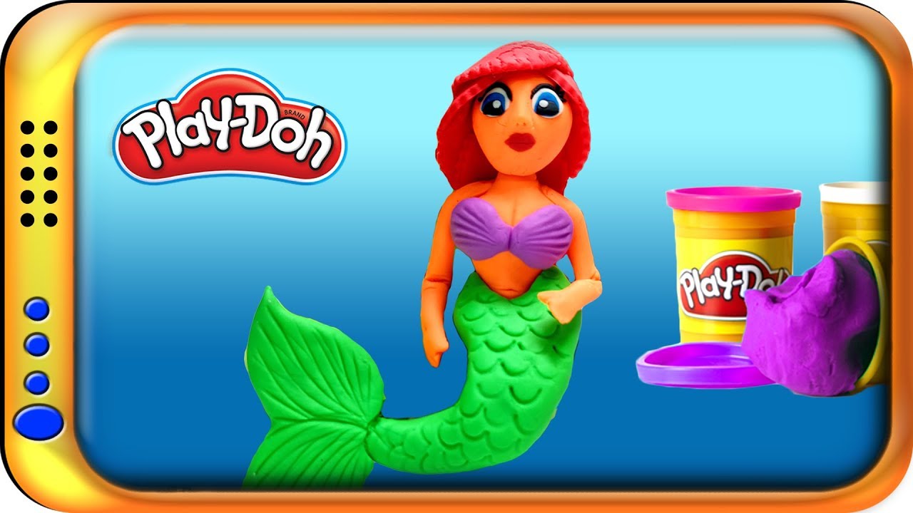 Play doh mermaid | Learn Colors with clay modelling Toys | Easy DIY | massinha