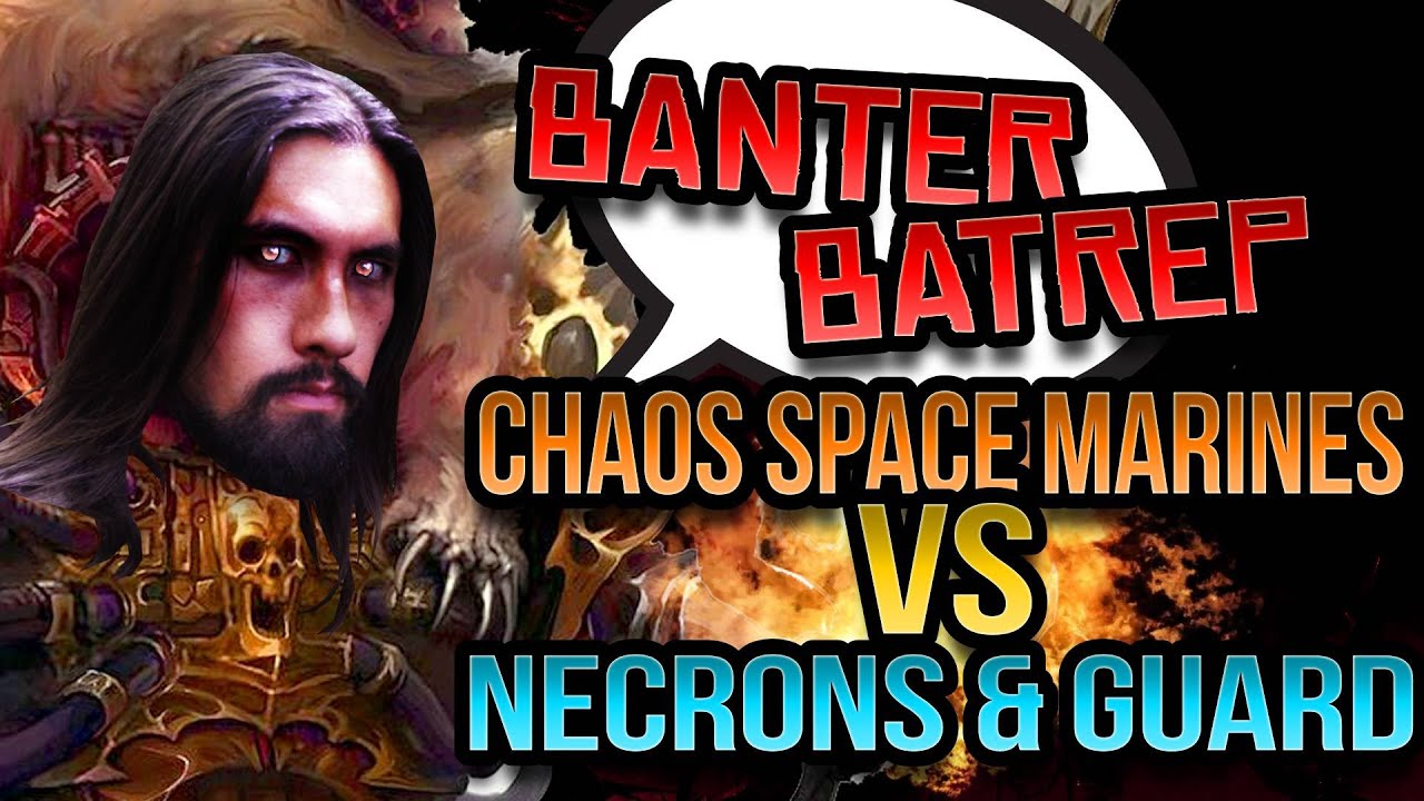 Necrons & Guard vs Black Legion Warhammer 40k Battle Report - Banter Batrep Season 4 - Ep 25
