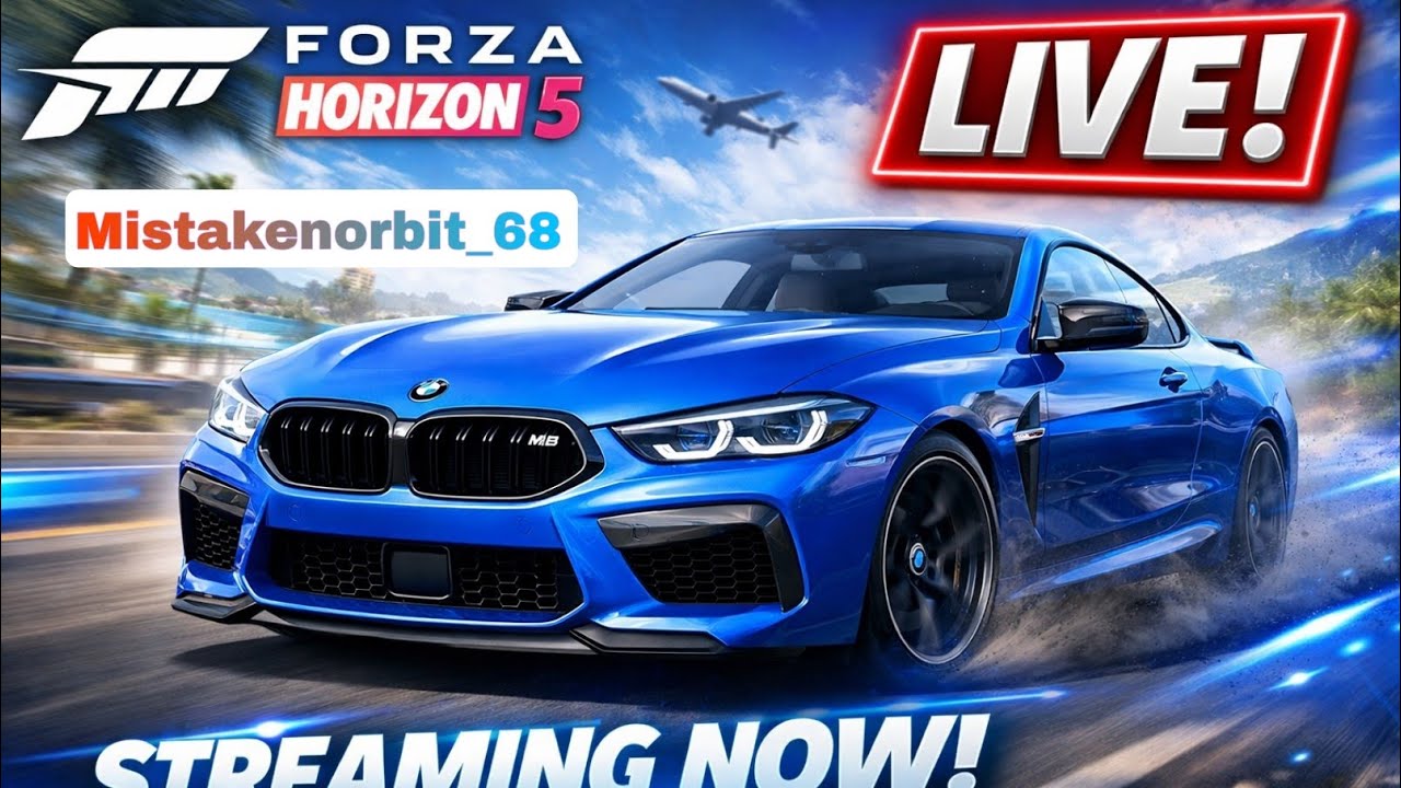 🔴LIVE BMW M8 RACE & EXPLORE | Forzahorizon 5