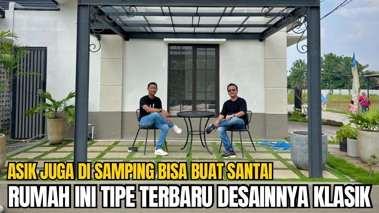 ASIK JUGA DI SAMPING BISA BUAT SANTAI, RUMAH INI TIPE TERBARU DESAINNYA KLASIK CAKEP BANGET