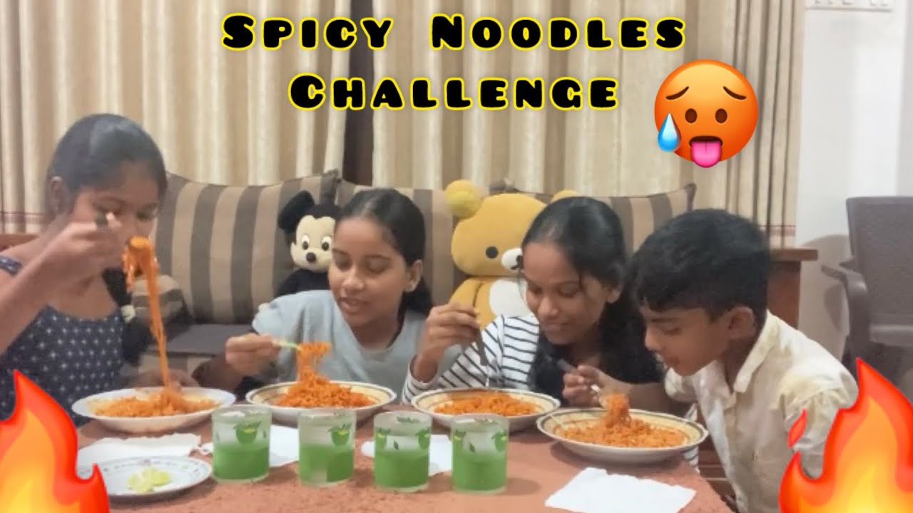 Spicy Noodles Challenge 🥵| කියන තරන්ම මේක සැරයිද 🥵 #spicyfoodchallenge 