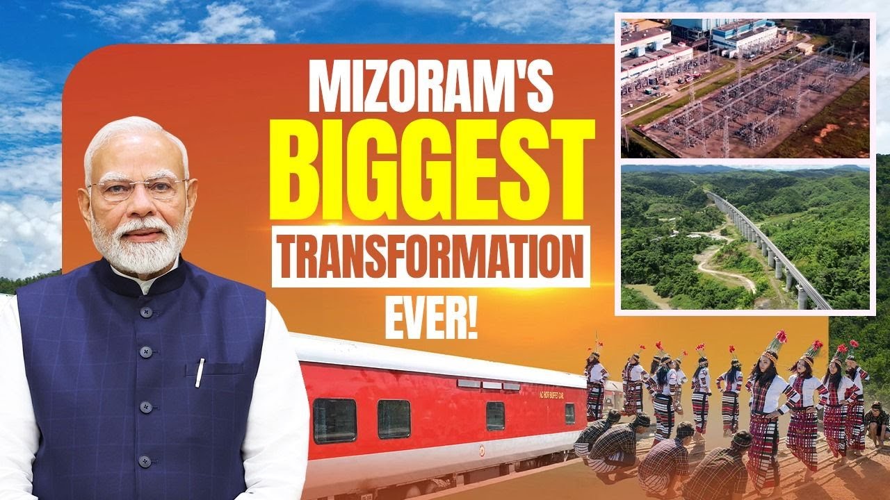 How Modi Govt is powering Mizoram's transformation with ₹9,000 crore worth of projects