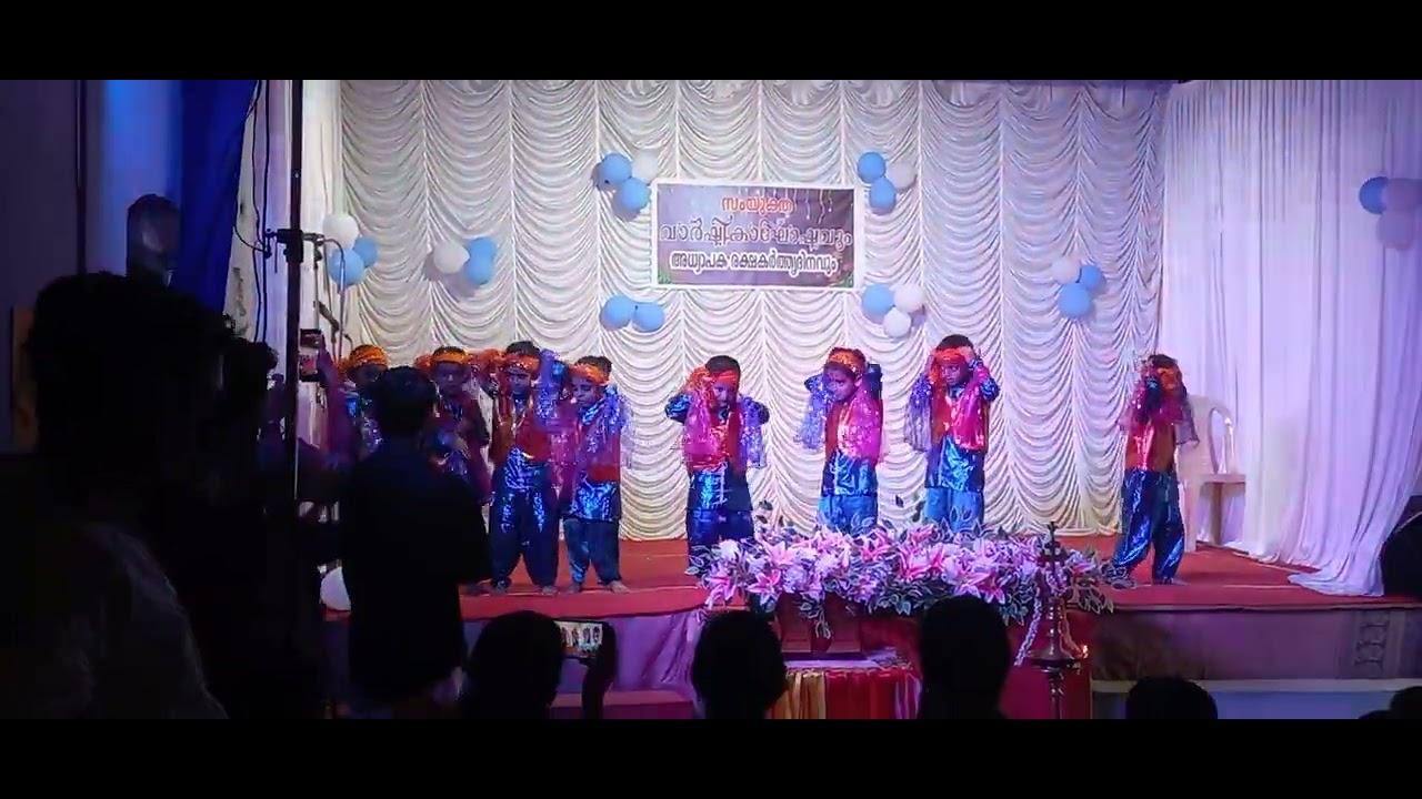Stephin kuttan 1st stage experience #st. Johns nursery school  anniversary #2026 February 🕺🕺💚💚