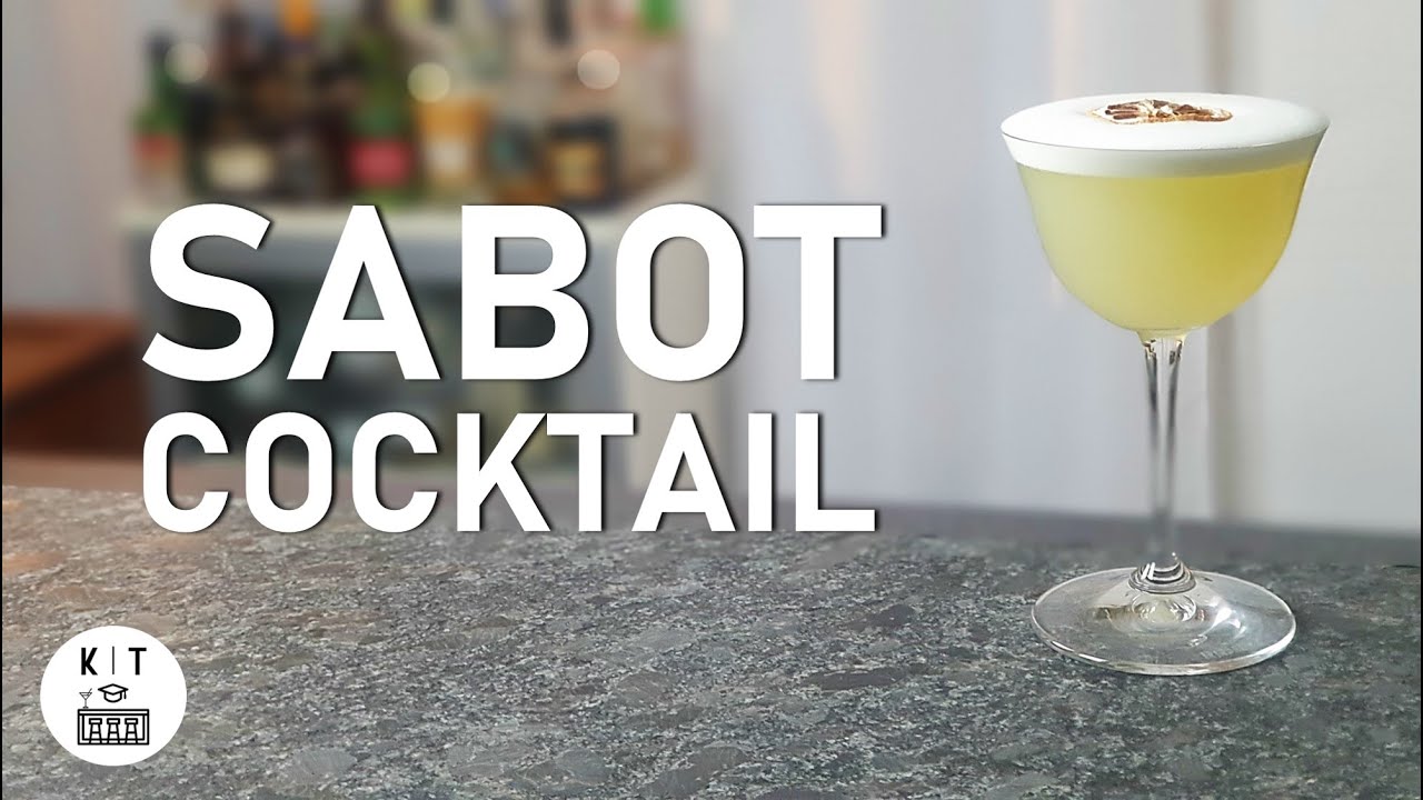 Sabot, ein Champagner Cocktail mit Yuzilla Citrus-Gin - Granatenstark oder überraschend elegant?