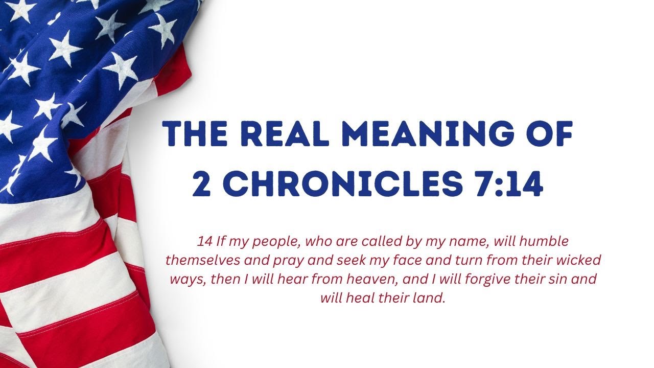 The Real Meaning of 2 Chronicles 7:14