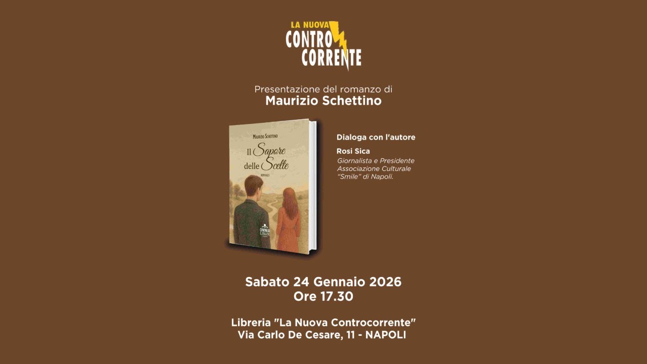 Presentazione del libro “Il sapore delle scelte”, di Maurizio Schettino 📱