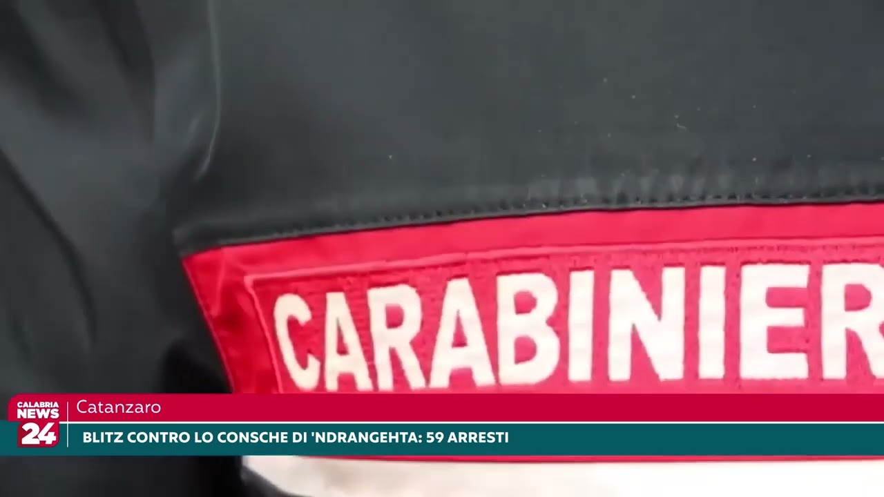 Catanzaro: Blitz contro le cosche di 'ndrangheta. 59 arresti