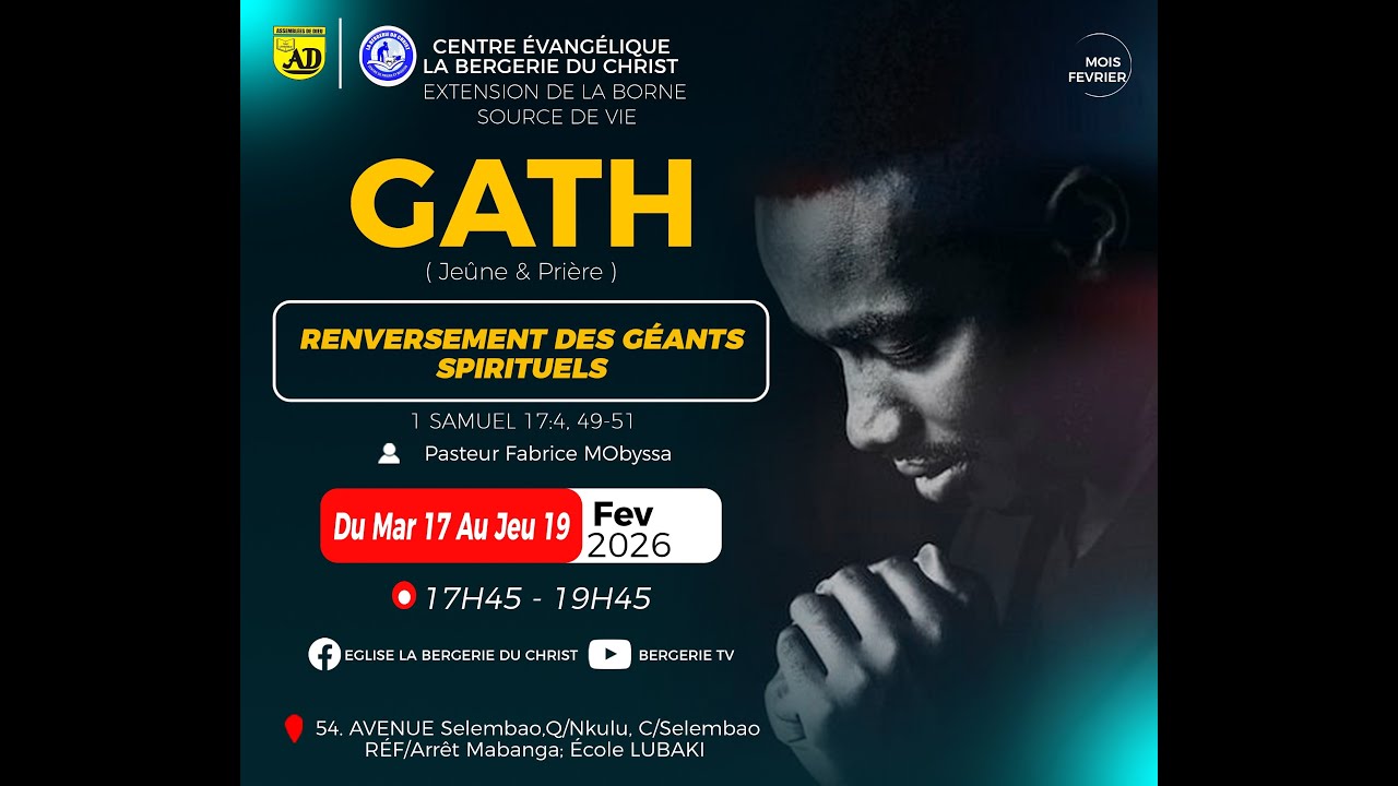 GATH JOUR 3 / Pasteur FABRICE MOBYSSA