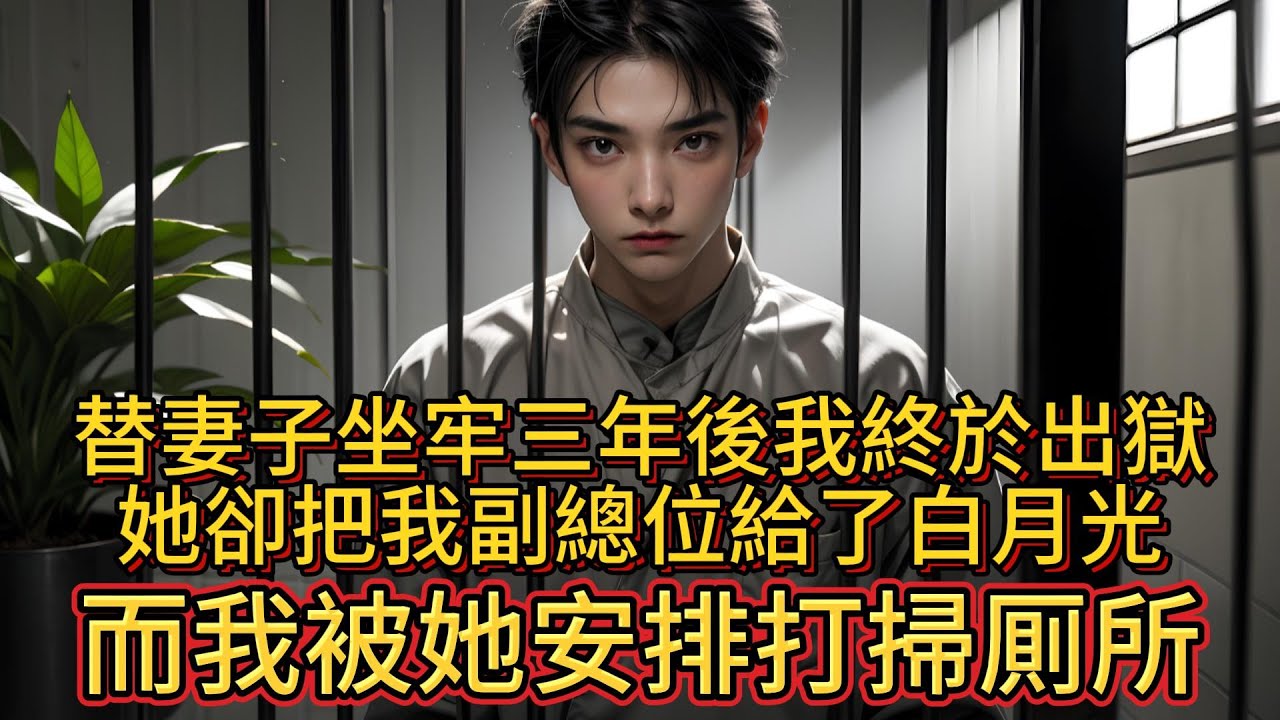 替妻子坐牢三年後我終於出獄，她卻把我副總位給了白月光，而我被她安排打掃厠所。
