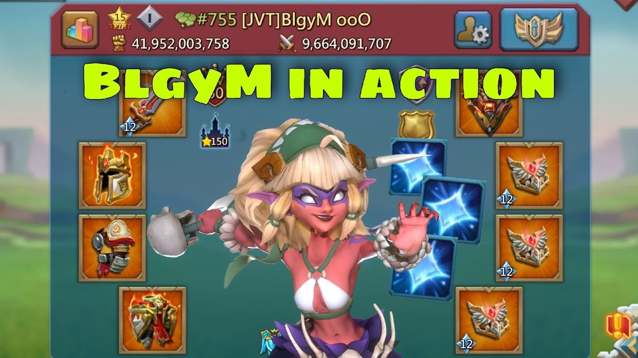 Lords Mobile - BlgyM Ooo on baron taking rallies. DTF came for kills. 100% winrate