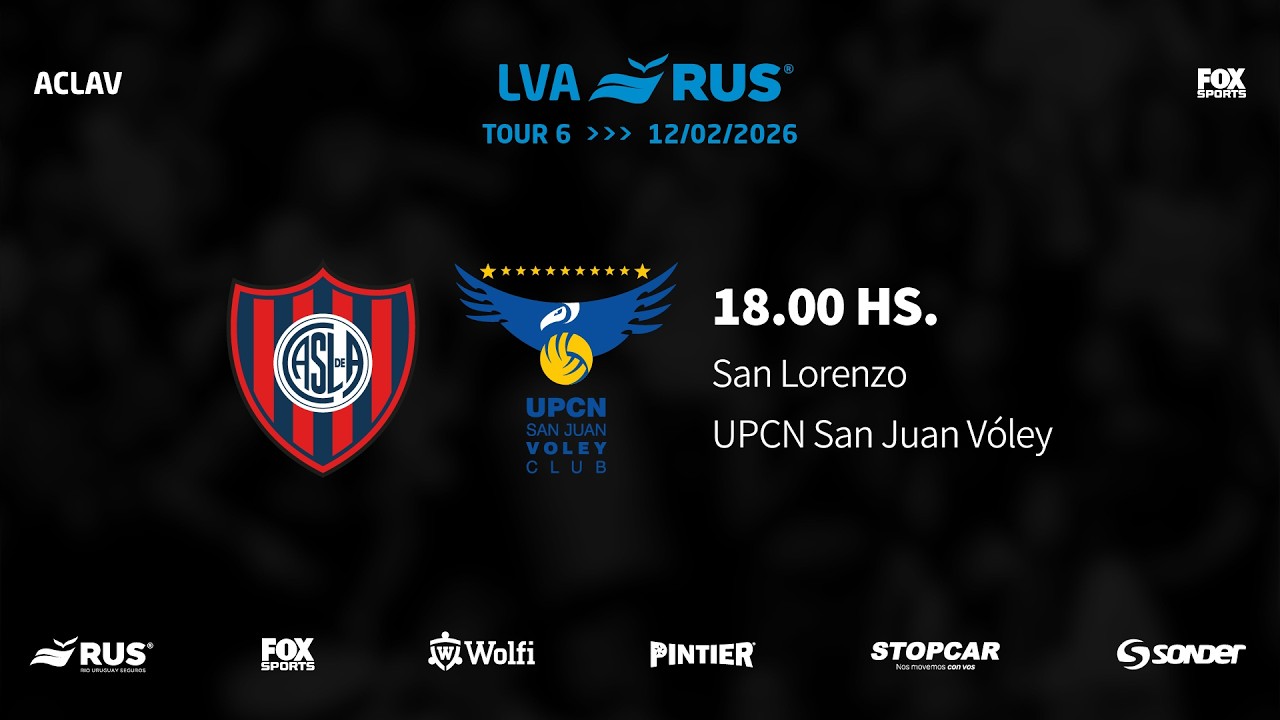 LVA RUS 25-26 | TOUR 6 | DIA 1: San Lorenzo vs. UPCN San Juan