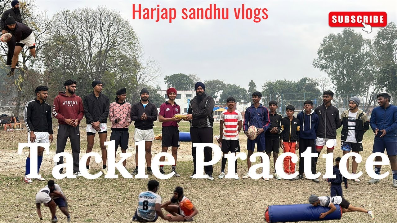 National Players Nu Kita Sanman Nala Ajj Hoya one on one Tackle Practice