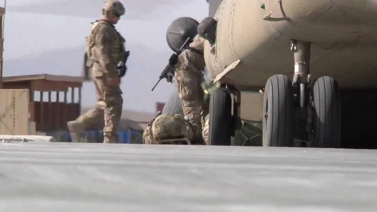 CH-47F Chinook Crews In Action Over Afghanistan