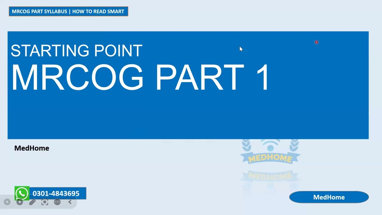 MRCOG Part 1 | Eligibility, Account Setup, Booking, & Best Course to Join