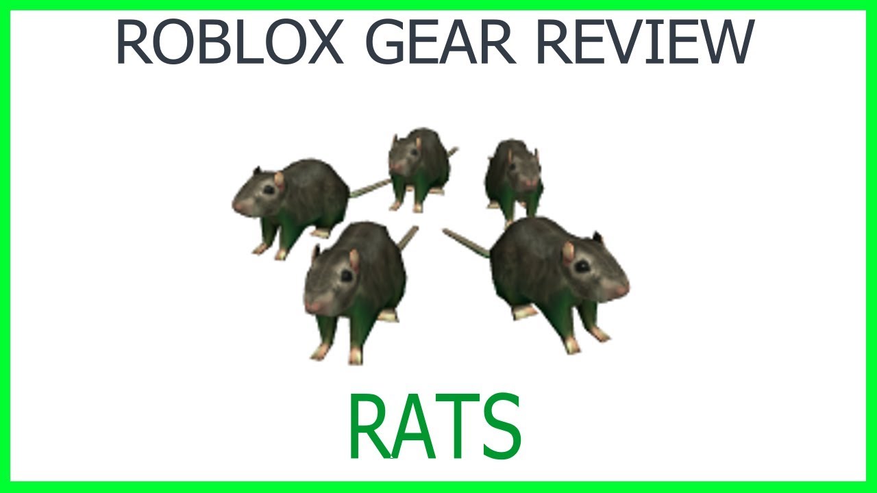 Roblox Gear Review #12: Rats