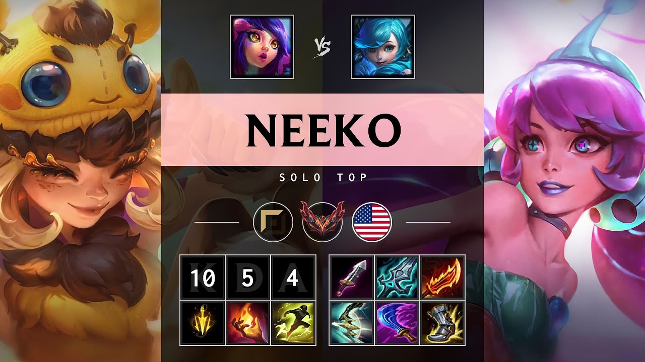 Neeko Top vs Gwen - NA Grandmaster Patch 25.21