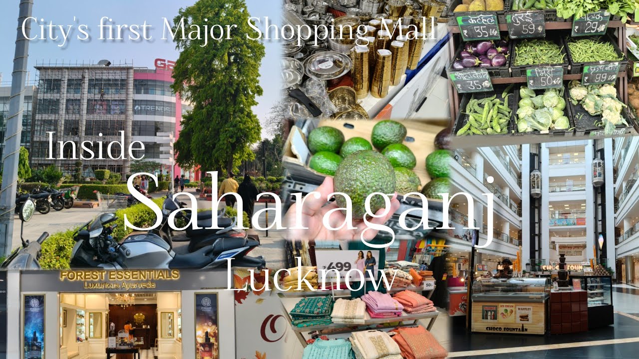 *Saharaganj* Mall Lucknow Tour 2025|Underrated spots in Lucknow|Saharaganj me kya kya hai? #lucknow