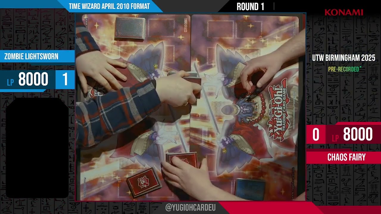 Round 1 - Zombie Lightsworn vs Chaos Fairy - Ultimate Time Wizard 2010 YCS Birmingham 2025
