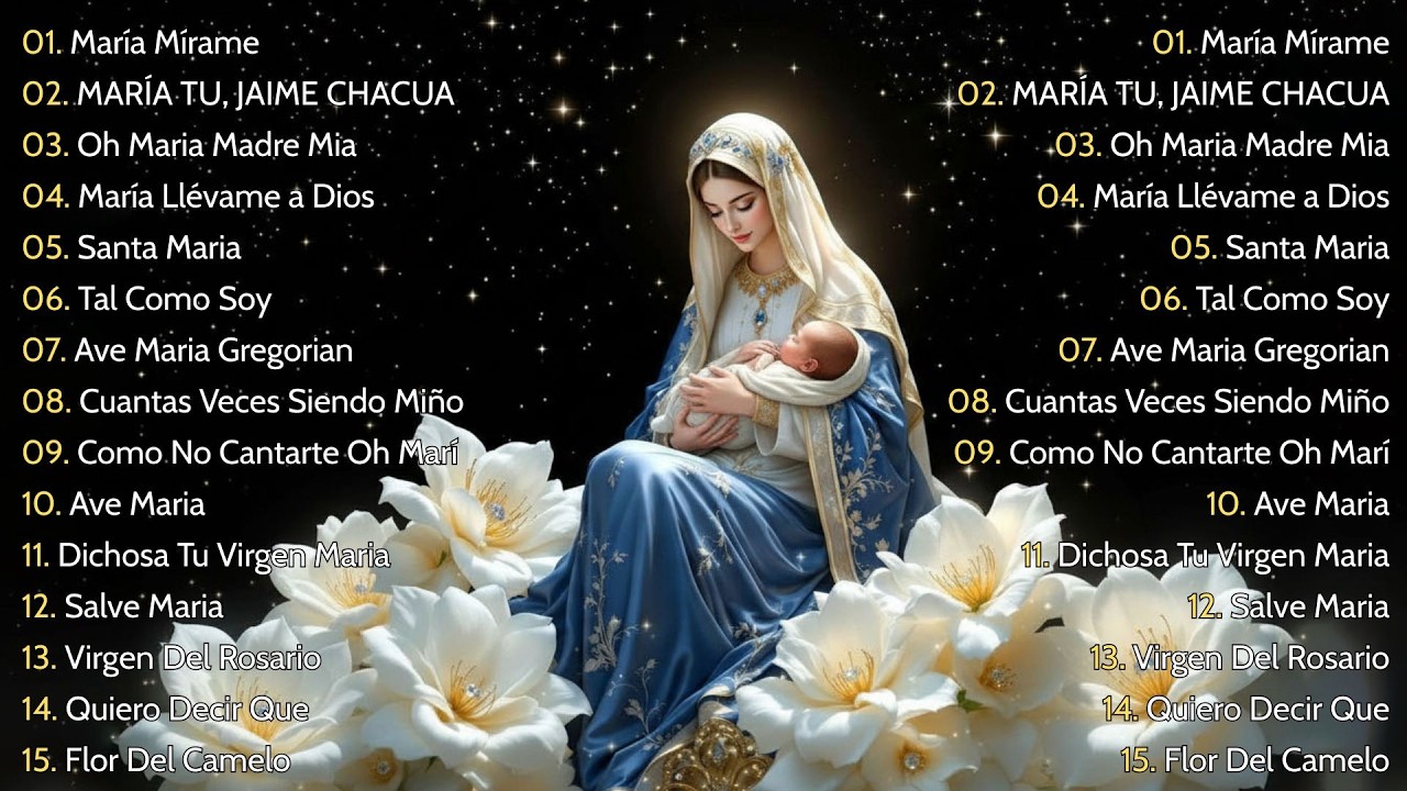 20 Alabanzas Clásicas a la Santísima Virgen María | Música Católica de Amor y Devoción