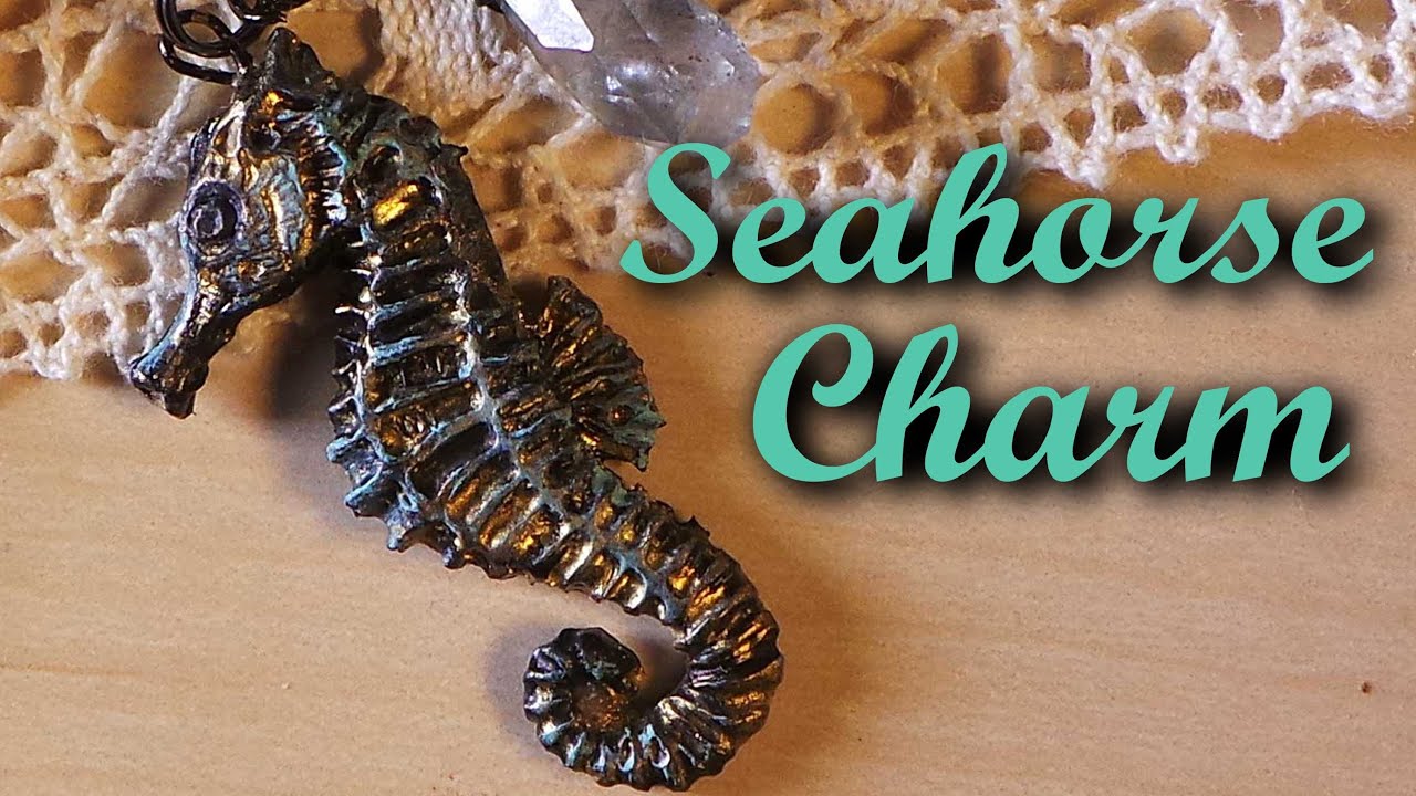 Antique Seahorse Charm - Polymer Clay Tutorial
