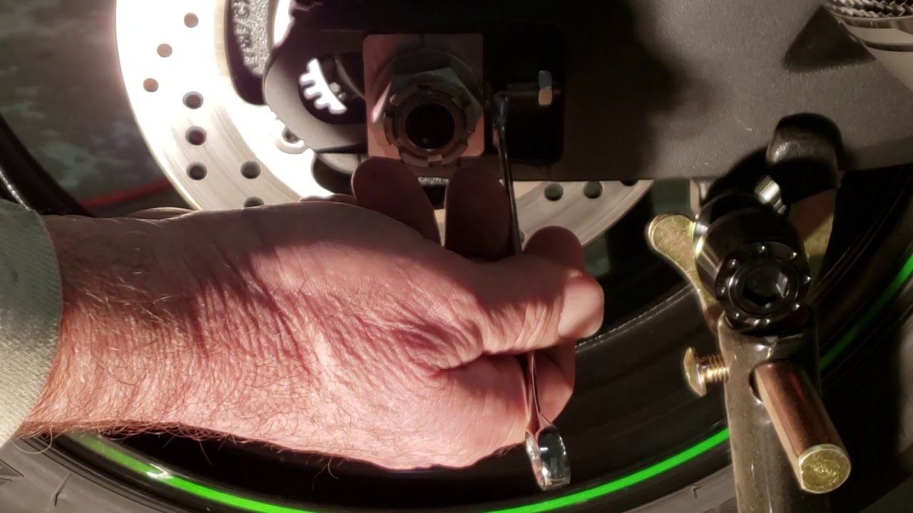 ZX10R How To Tighten The Chain
