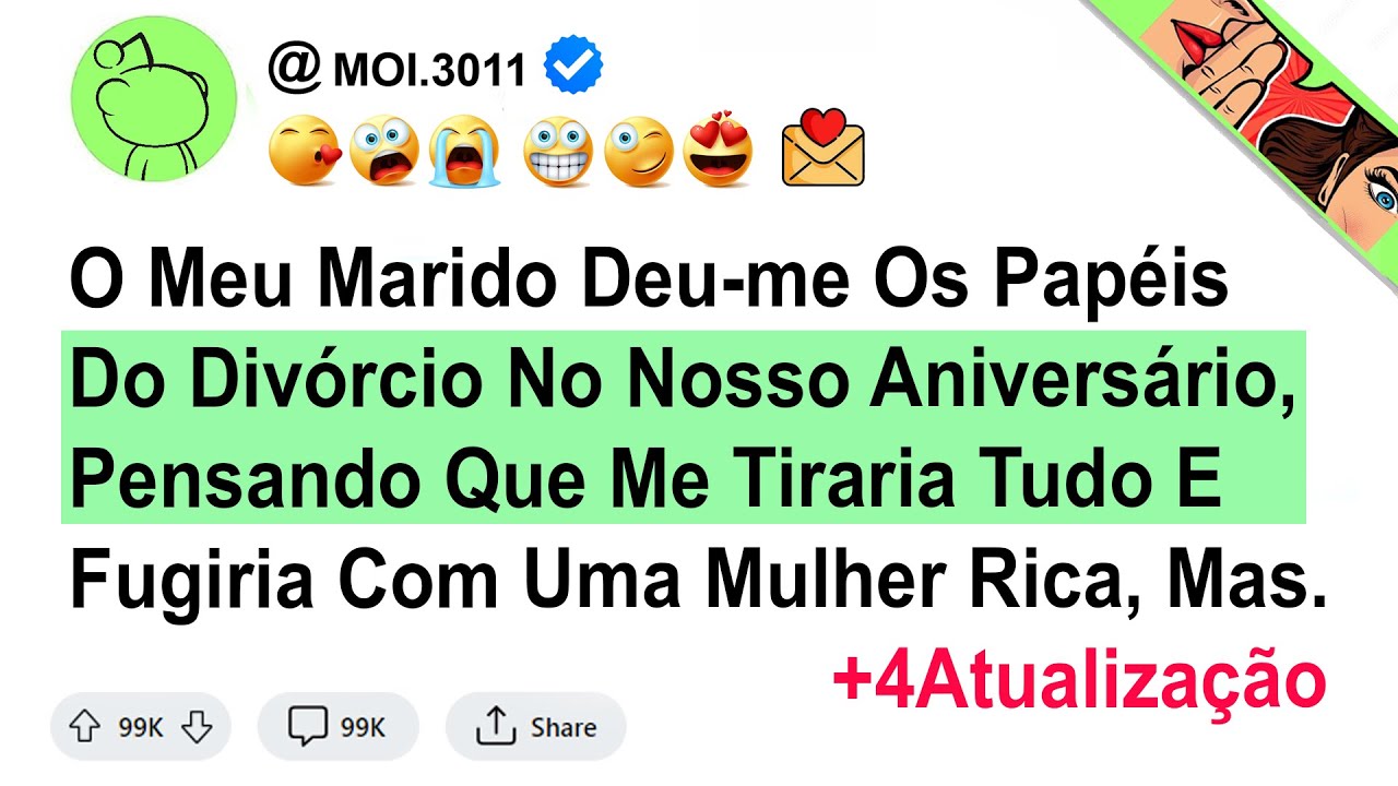 História1.O Meu Marido Deu-me Os Papéis Do Divórcio No Nosso Aniversário, Pensando Que Me Tiraria...