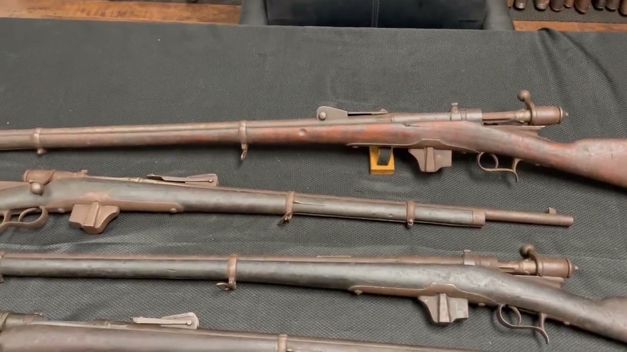 Detailed video of our Vetterli 1970/87 in Cal. 10.4 and Model 1870/87/15 in Cal. 6.5 Carcano rifles.