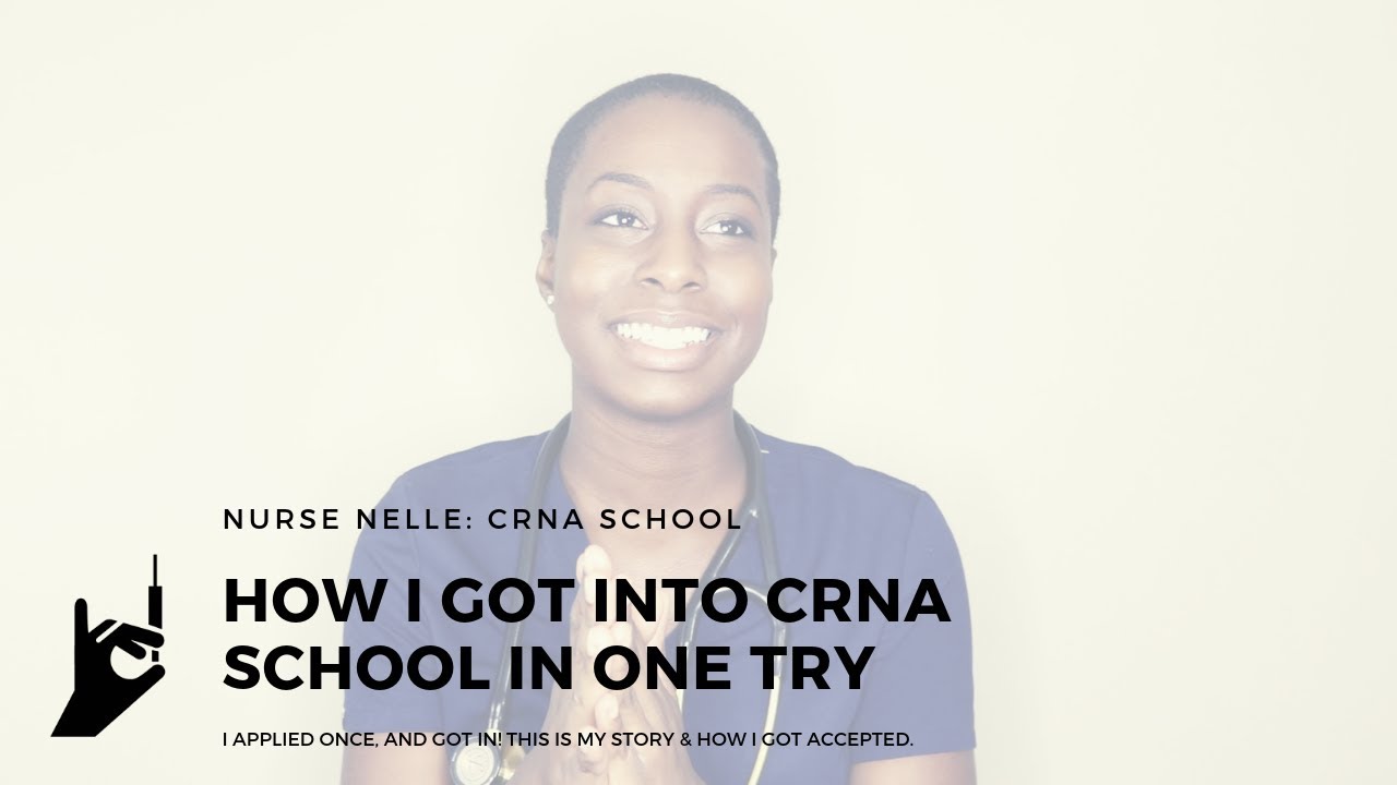 How I Got Into CRNA School +  GIVEAWAY