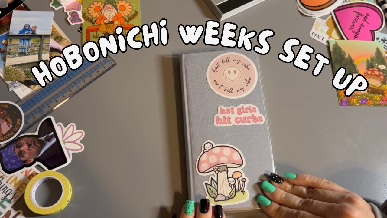 New Set Up! Set up a new Hobonichi Weeks with me!