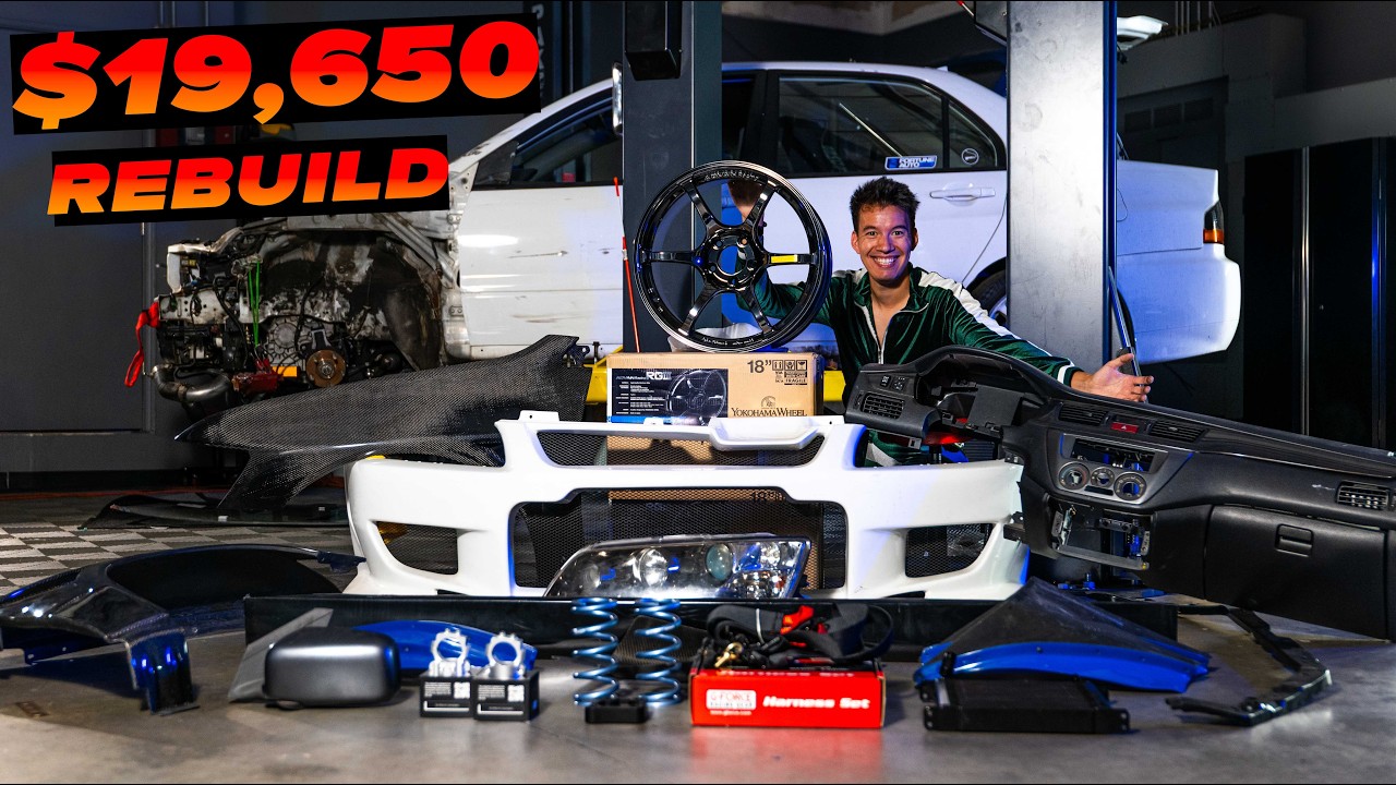 $20,000 Budget to Rebuild my Wrecked Evo