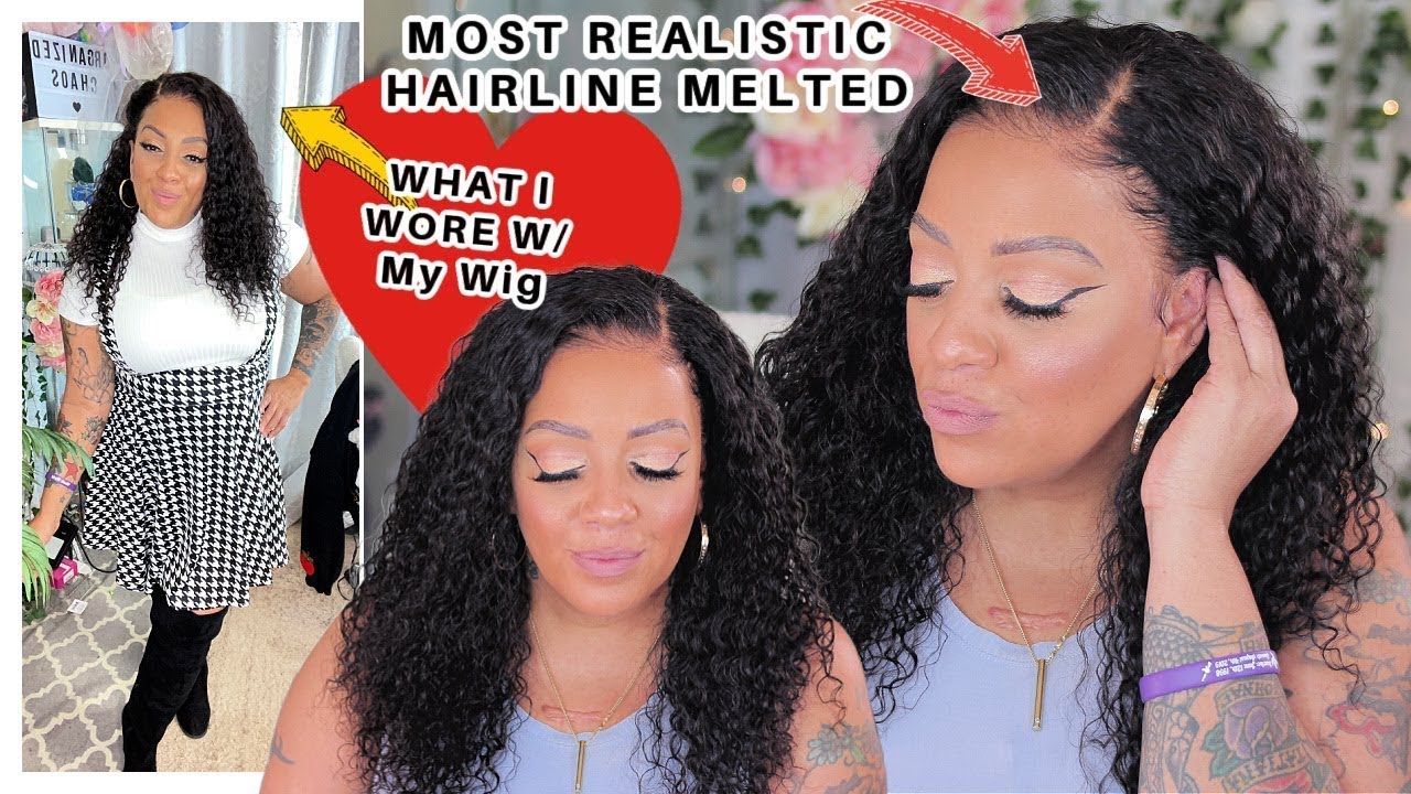 Natural Look REALISTIC Edegs EVER! Natural Curly Glueless Wig | MyFirstwig X Ms MuffinIsMyLovers