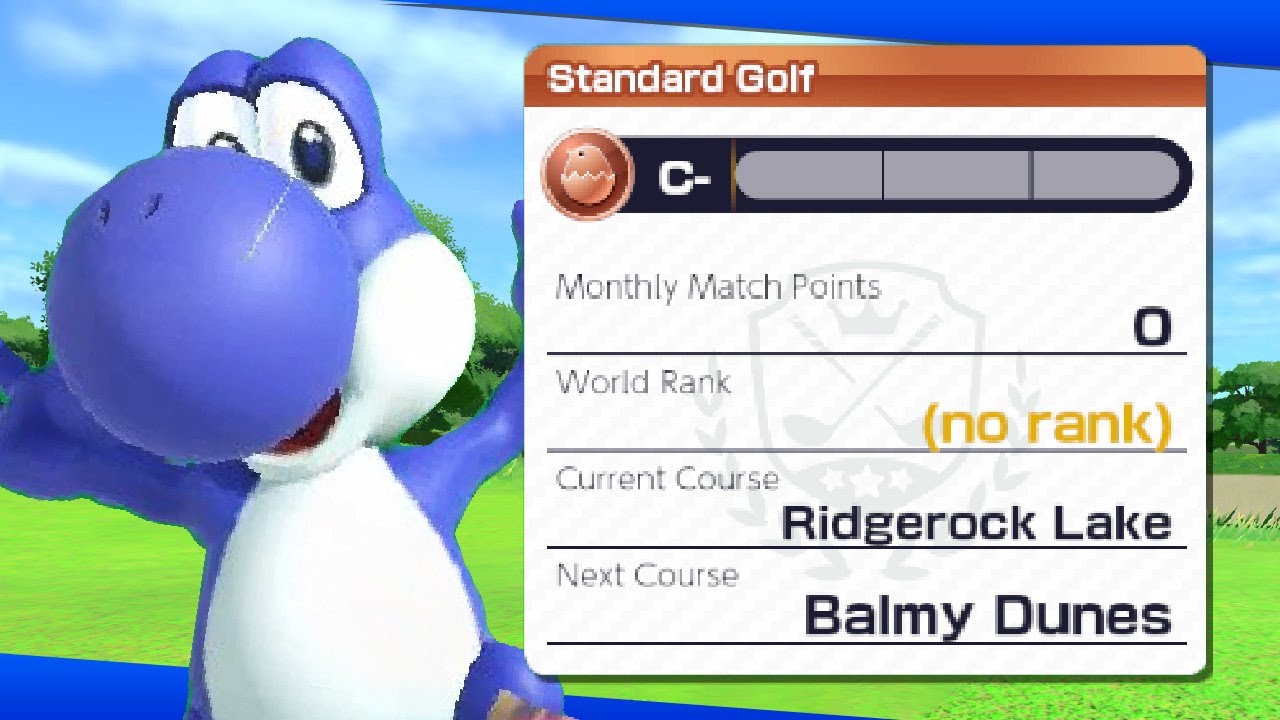 Mario Golf Super Rush - Online Ranked Matches - August Rewards