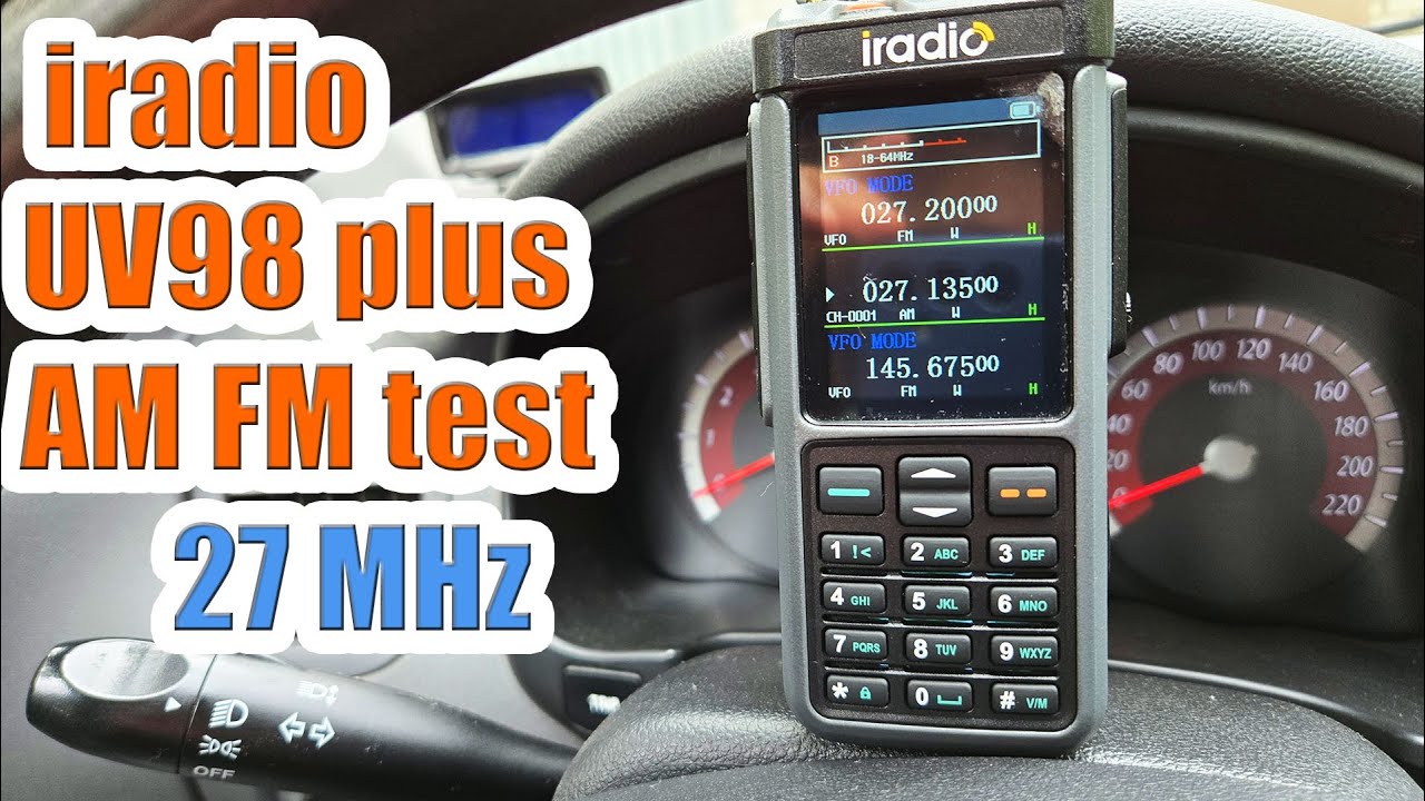 Тест iradio uv98 plus в режимах AM и FM