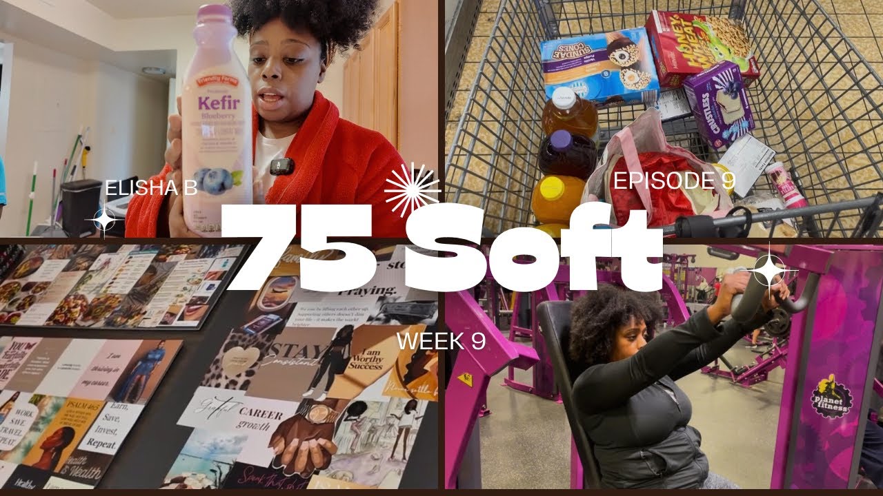 Gym Days + Vision Boards + New Year/ 75 Soft Week 9