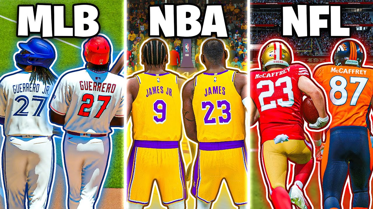 I Scored With Father-Son Duos In EVERY Sport!
