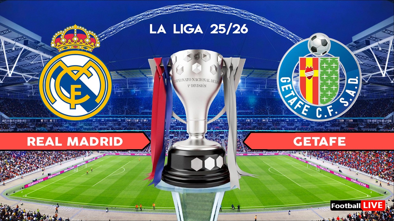REAL MADRID vs GETAFE - La Liga 25/26 | Full Match All Goals | Simulation PES