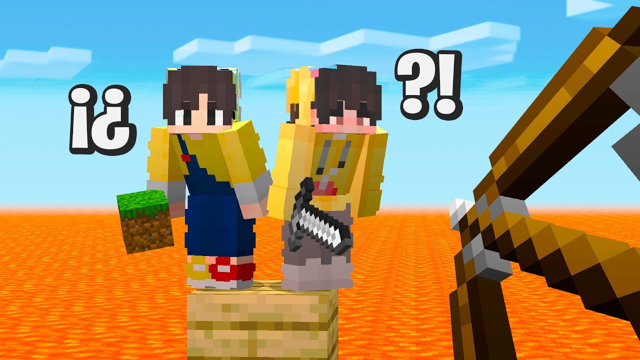 MINECRAFT pero TENEMOS ITEMS RANDOM